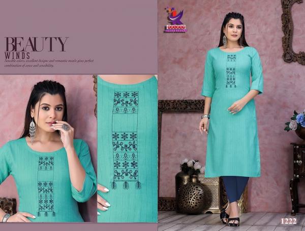 Kalash Royal Queen Rayon Designer Embroidery Kurti Collection